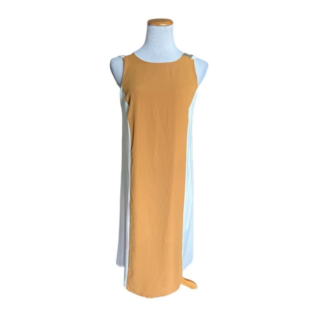 Womens Forever 21 Contemporary Color Block Sleeveless Maxi Dress - Sz S